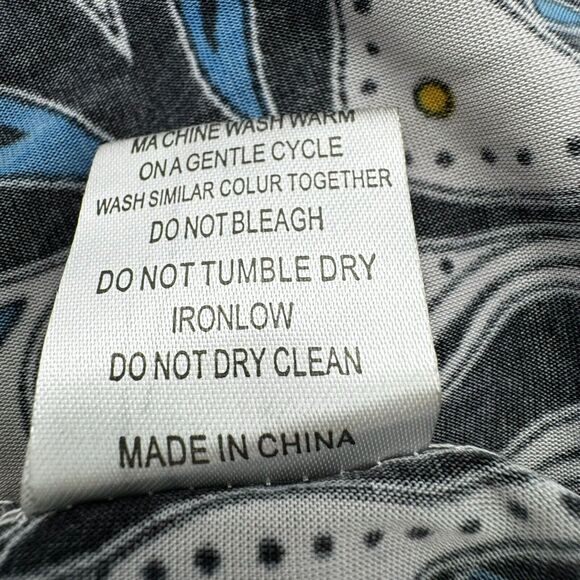 ICE SILK Womens 2XL Sleeveless Silky Pleated Tank Tunic Dress Boho Floral Hippie - Picture 6 of 8